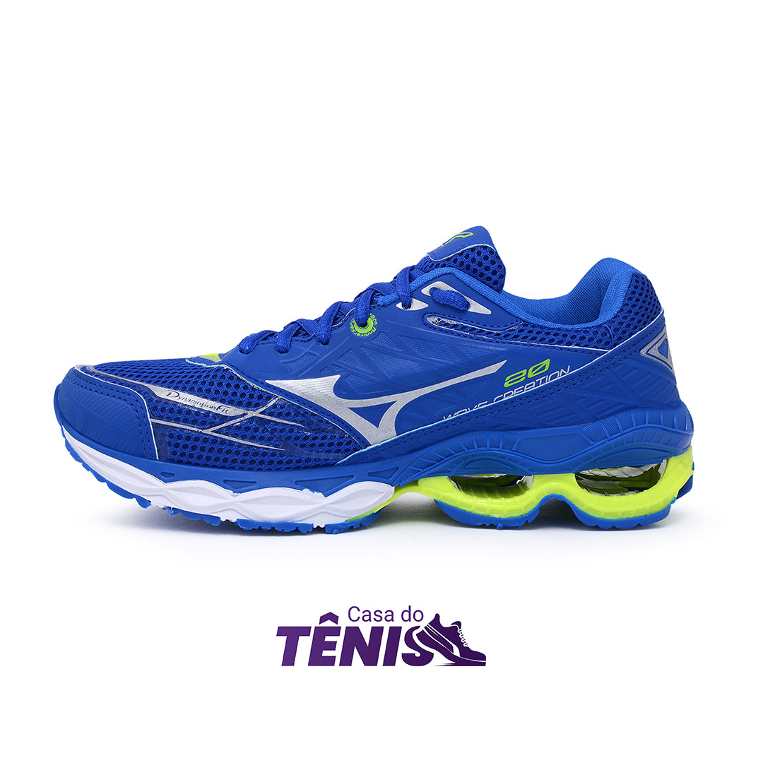 Tênis Mizuno Wave Creation 20 Azul Royal