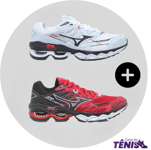 Compre 1 leve 2 Tênis Mizuno Wave Creation 20