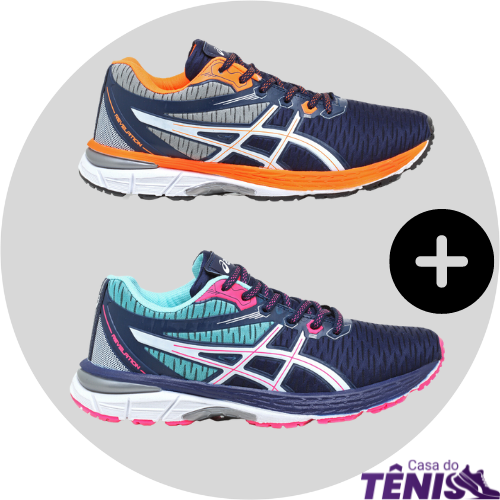 2 PARES Asics Revelation FEM e MASC Masc COMPRE 1 LEVE 2