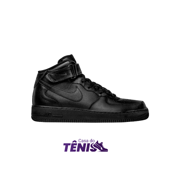 Nike Air Force 1 Mid Preto