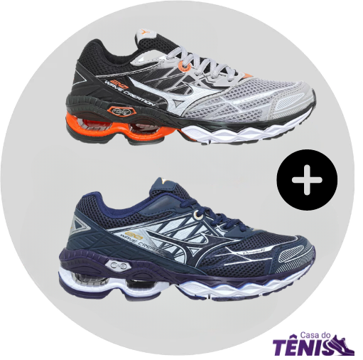 Compre 1 leve 2 Tênis Mizuno Wave Creation 20