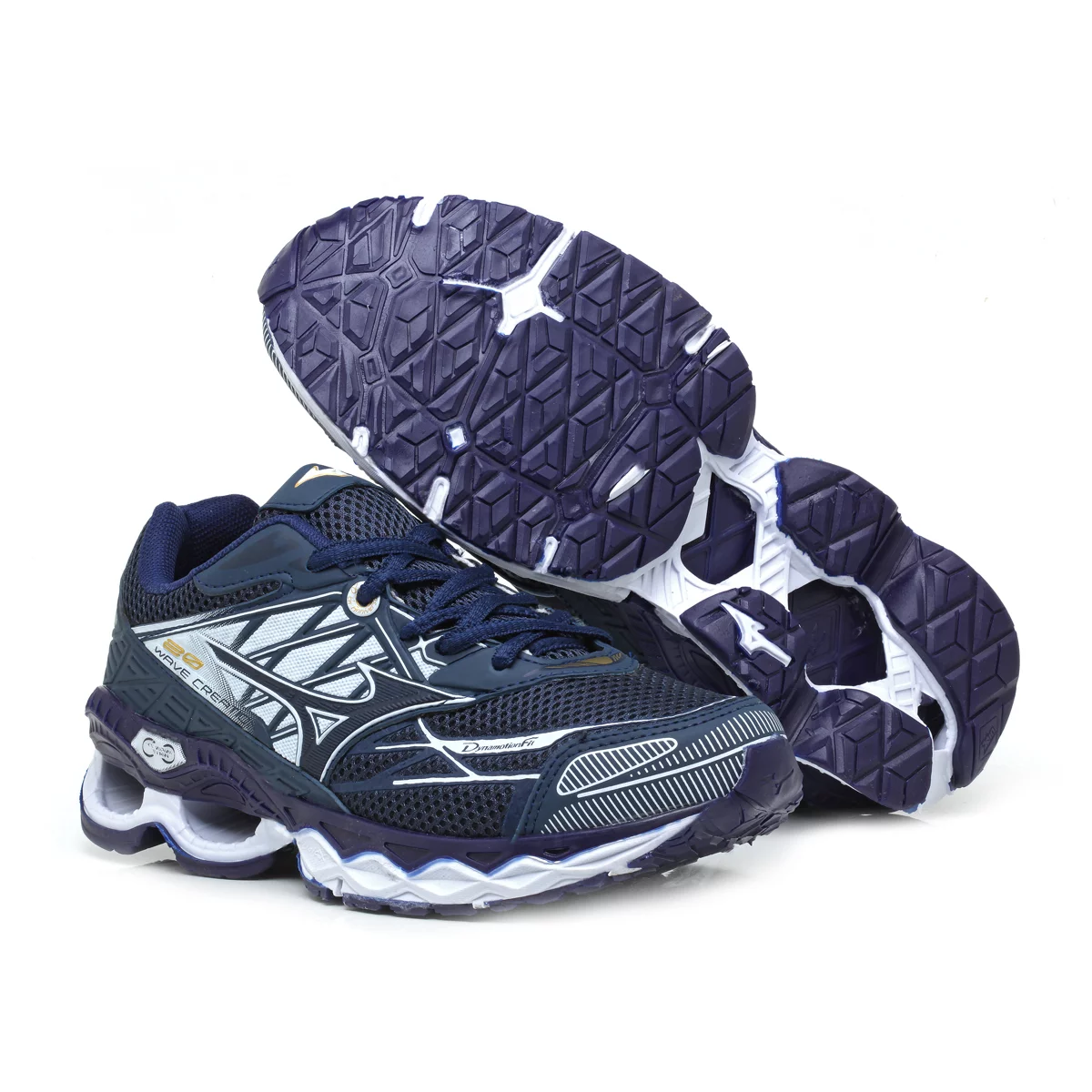 Compre 1 leve 2 Tênis Mizuno Wave 20 Pro Masc + Fem