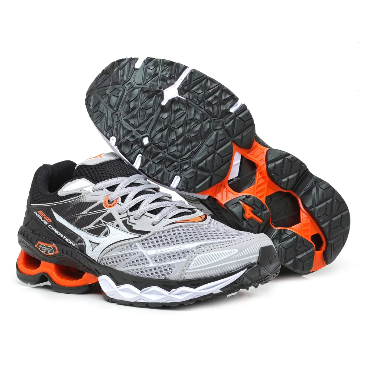 Compre 1 leve 2 Tênis Mizuno Wave 20 Pro Masc + Fem