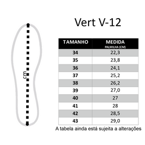 V-12 Branco/Dourado